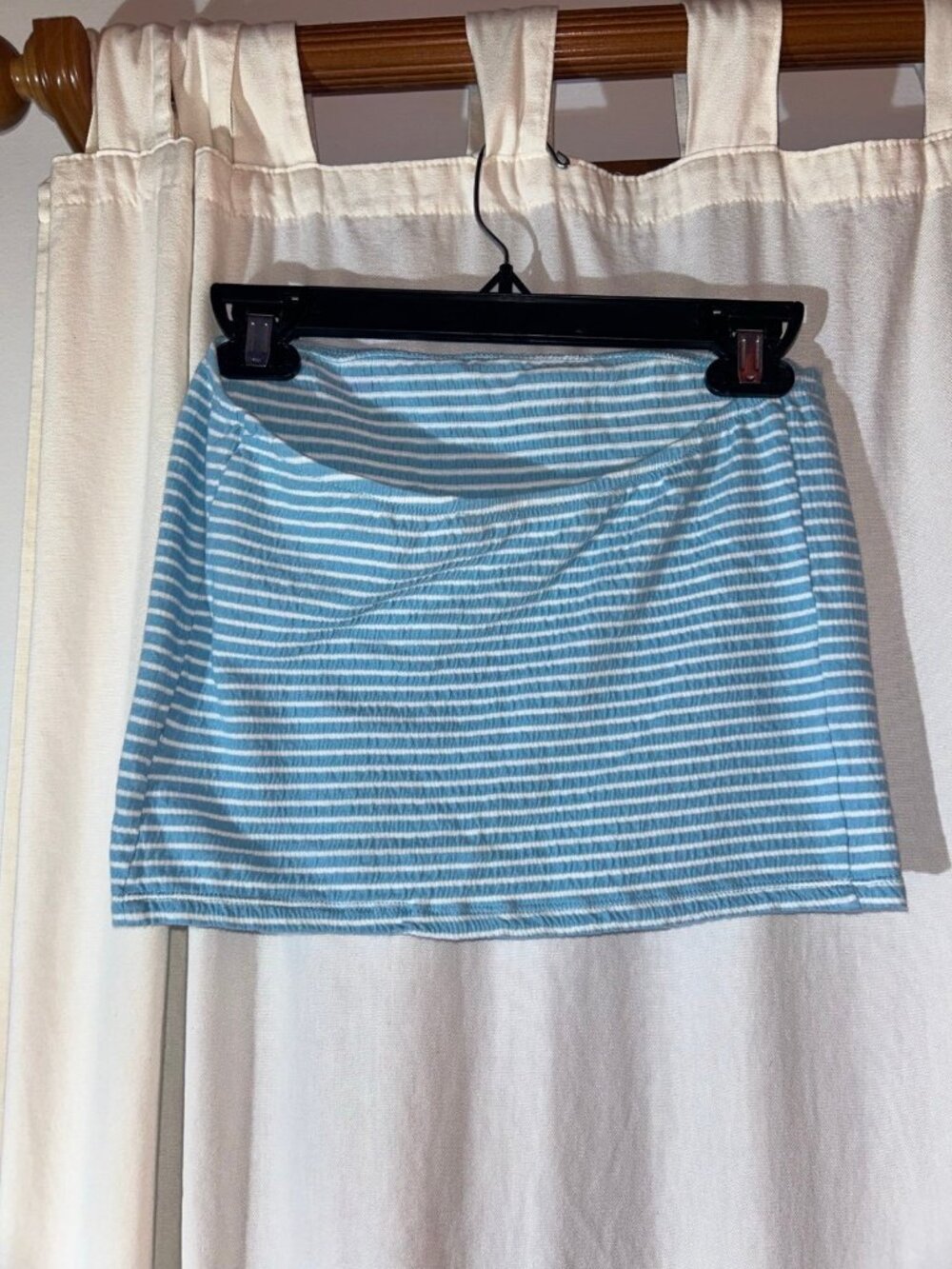 American Eagle blue and white tube top size medium